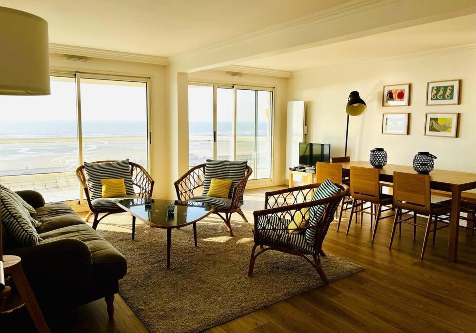 Appart T4 Lumineux Avec Terrasse Vue Mer Le Touquet Exterior photo
