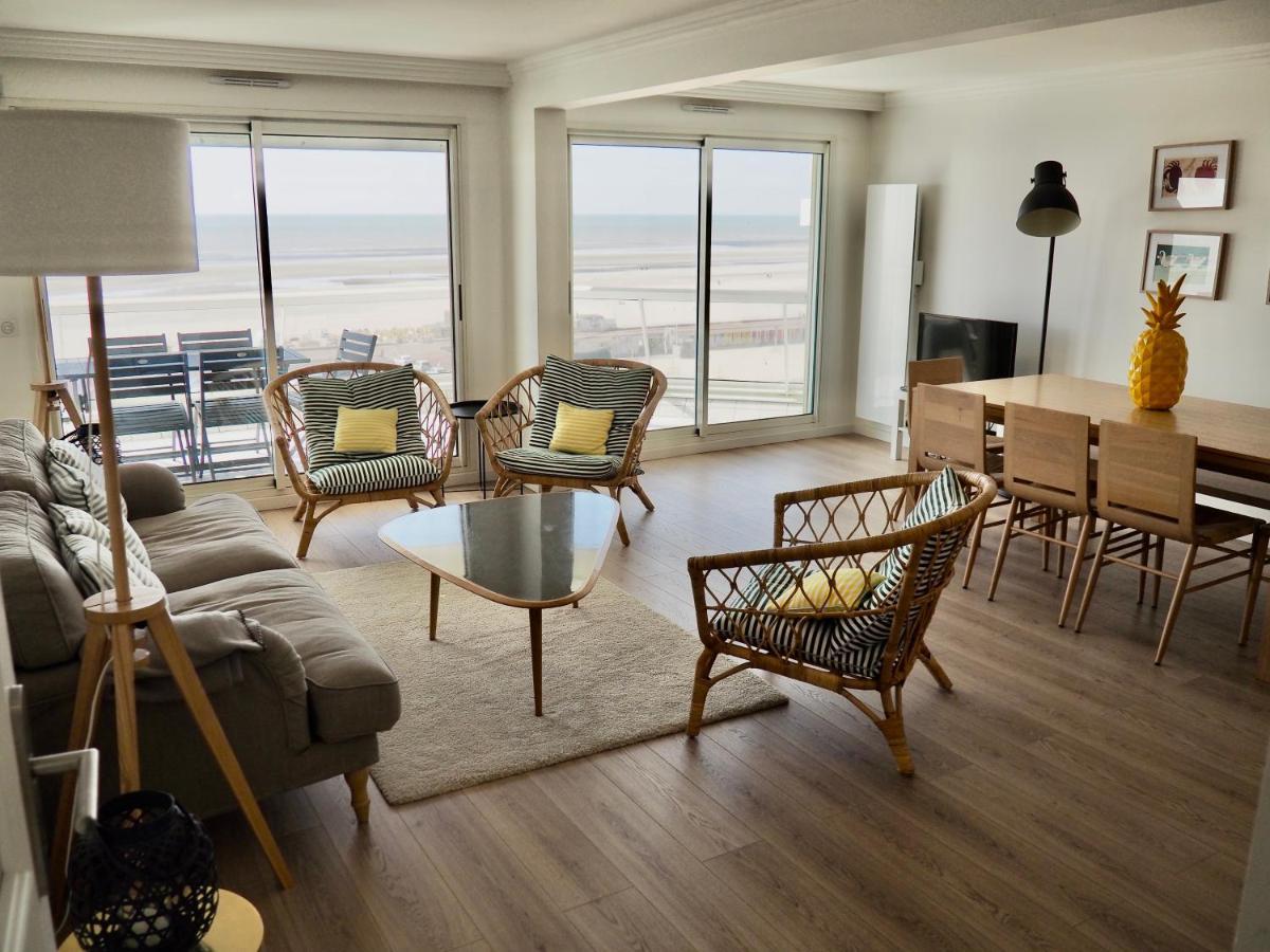 Appart T4 Lumineux Avec Terrasse Vue Mer Le Touquet Exterior photo